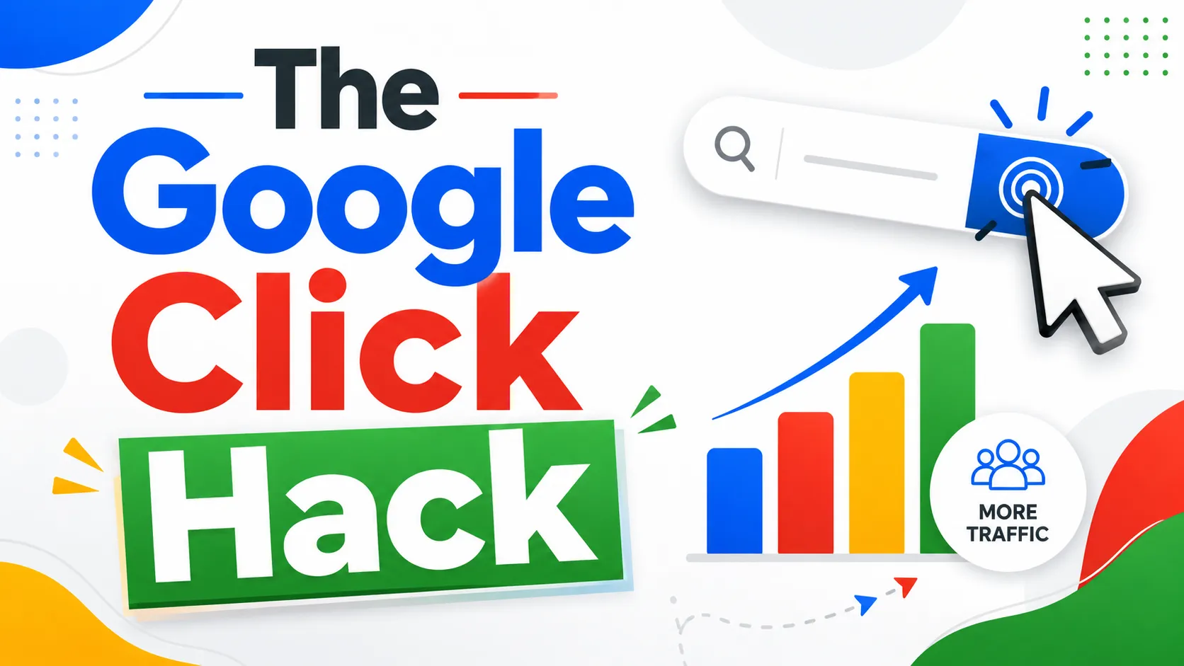 The Google Click Hack digital marketing training program overview on a laptop screen